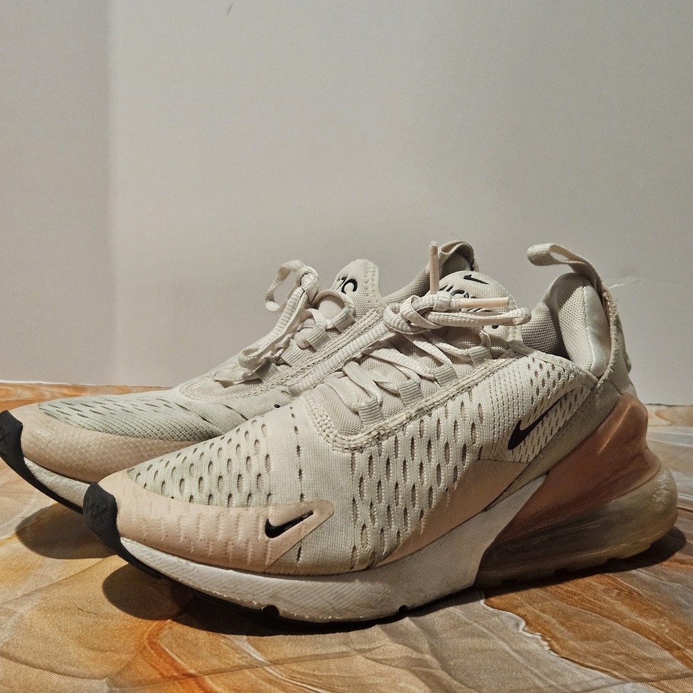 Nike Air Max 270 Womens 6.5 Pink Gray Running Athletic Shoes AH6789-604